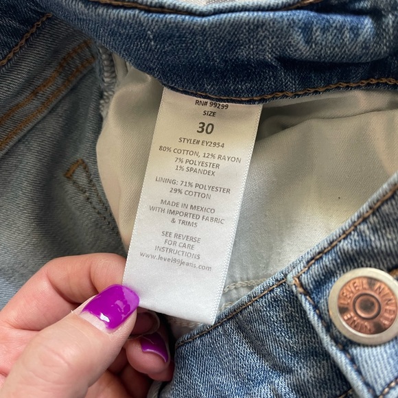 Silver Jeans, Level 99, BlankNYC - Lot Of 3 Pairs od Jeans, Womens, Size 30. - Picture 5 of 12